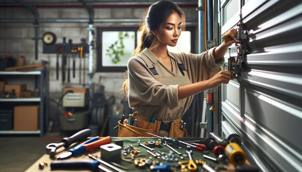 Our professional garage door repair process